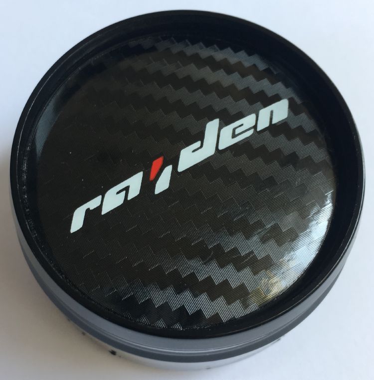 1ชิ้น ฝาครอบดุมล้อ Lenso Raiden Racing PROJECT D SPEC G ไรเด้น เลนโซ่ 64 มิล ดุม ดุมล้อ ฝาครอบล้อ แม็ก ดุมรถ สีดำเงา