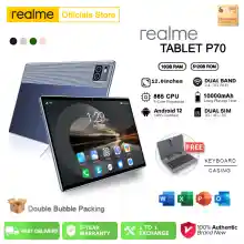 ภาพขนาดย่อของภาพหน้าปกสินค้าRealme Tablet P70 แท็บเล็ต 10.8 Inch Android 8.1 6GB RAM 128GB ROM สองซิม 4G LTE รองรับซิมการ์ดทุกเครื่อข่าย จากร้าน DC Concept บน Lazada