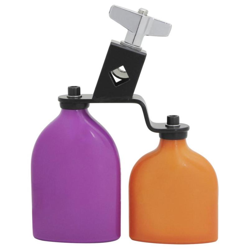 Đôi Sambago Chuông Bộ Gõ Mứt Khối Âm Nhạc Latin Cowbell Cao Âm Thanh Thấp Cá Bằng Gỗ Hàn Đính Nút Phụ Kiện Trống