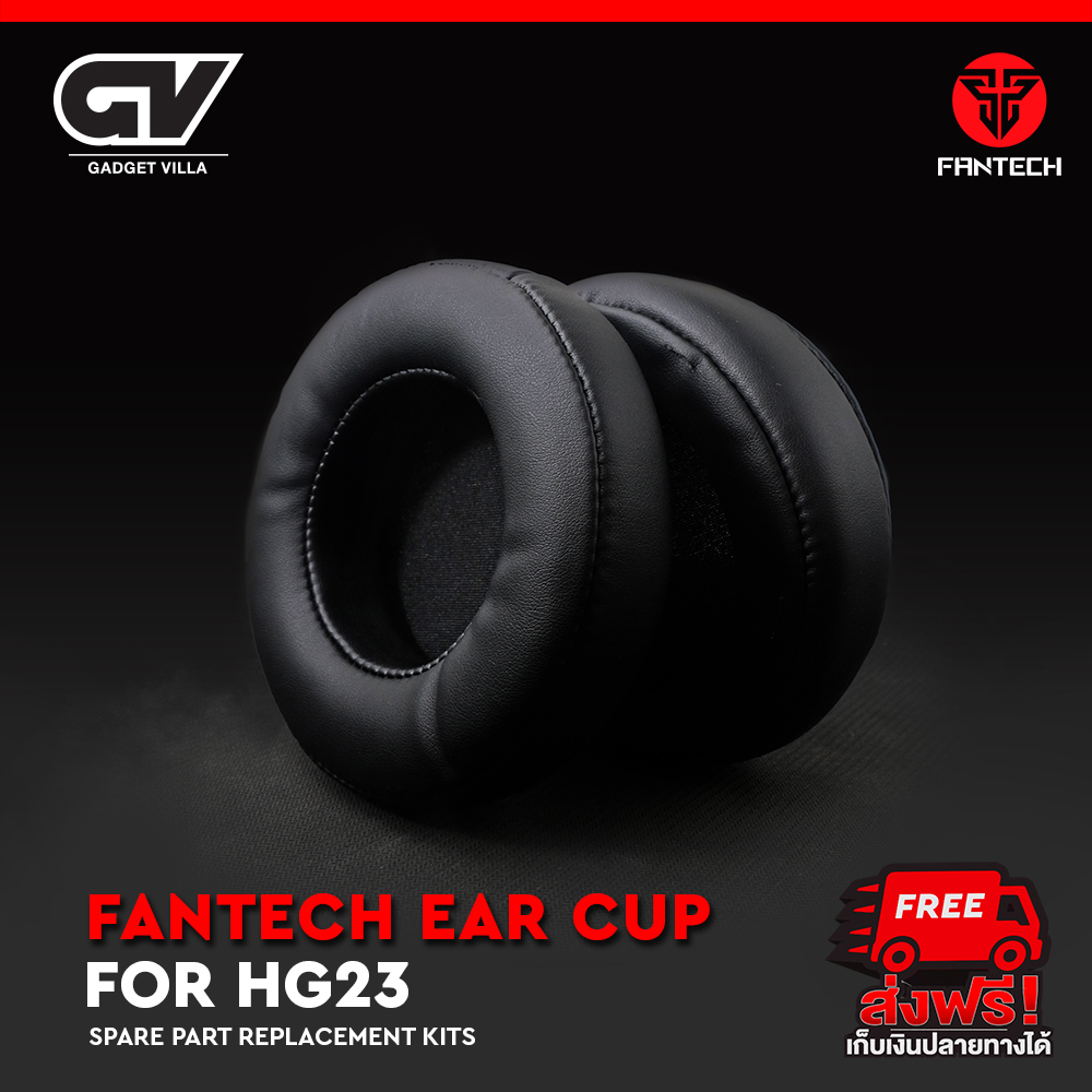 FANTECH EARCUP ฟองน้ำ ครอบ หูฟัง สำหรับรุ่น HG23 Spare Part อะไหล่ฟองน้ำหูฟัง