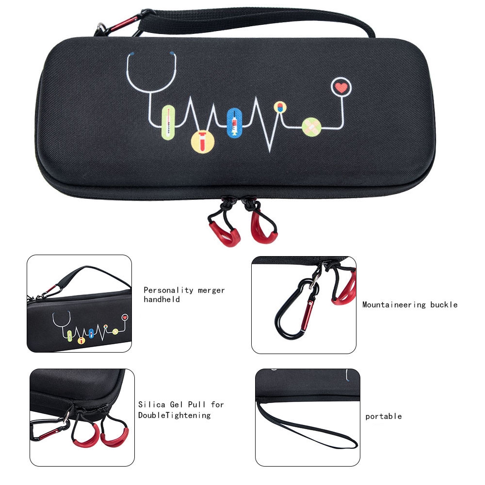 Universal Stethoscope EVA Portable Travel Storage Bag Carrying Case