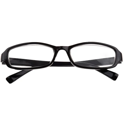 Black Plastic Arms Full Frame Reading Glasses +3.50 for Men