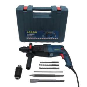 ดูภาพ สว่านโรตารี่ 3 ระบบ 26 มม. JASON มี 3 ระบบ ครบทุกฟังก์ชั่น เจาะธรรมดา เจาะกระแทก สกัด กำลังไฟ 1,100 วัตต์ เพิ่มเติม สว่านโรตารี่ 3 ระบบ 26 มม. JASON มี 3 ระบบ ครบทุกฟังก์ชั่น เจาะธรรมดา เจาะกระแทก สกัด กำลังไฟ 1,100 วัตต์