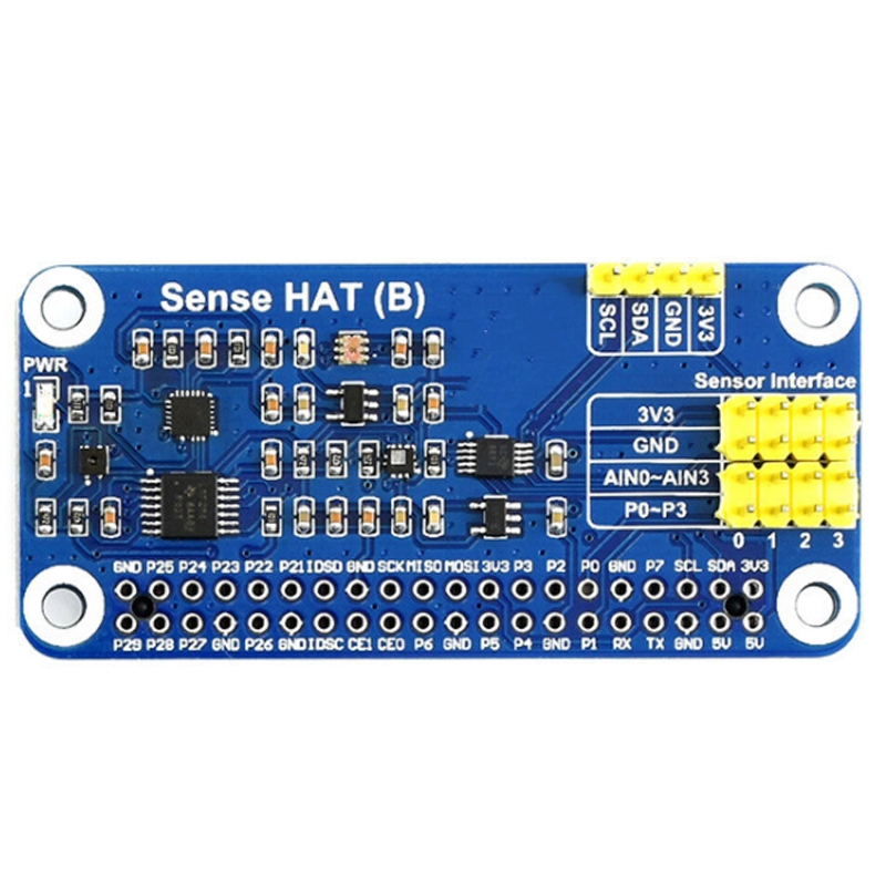 Sense HAT (B) For Raspberry Pi, Onboard Multi Powerful Sensors Module ...