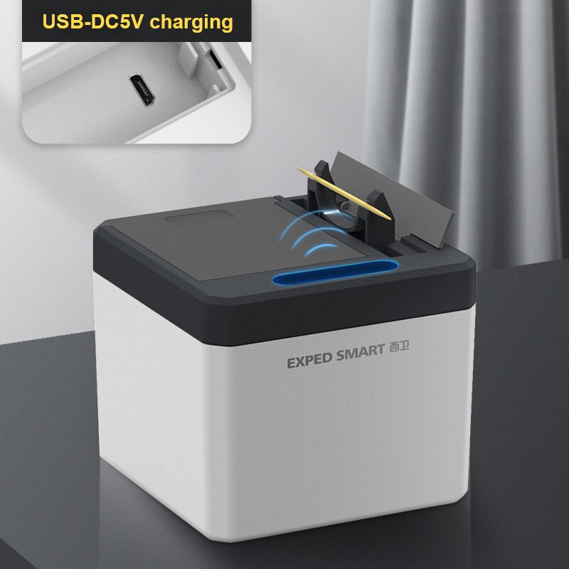 HKStorage Hộp Đựng Tăm Tự Động Hộp Đựng Tăm Điện Cảm Biến Thông Minh Hộp Đựng Răng Gia Dụng Hộp Đựng Đồ Gia Dụng