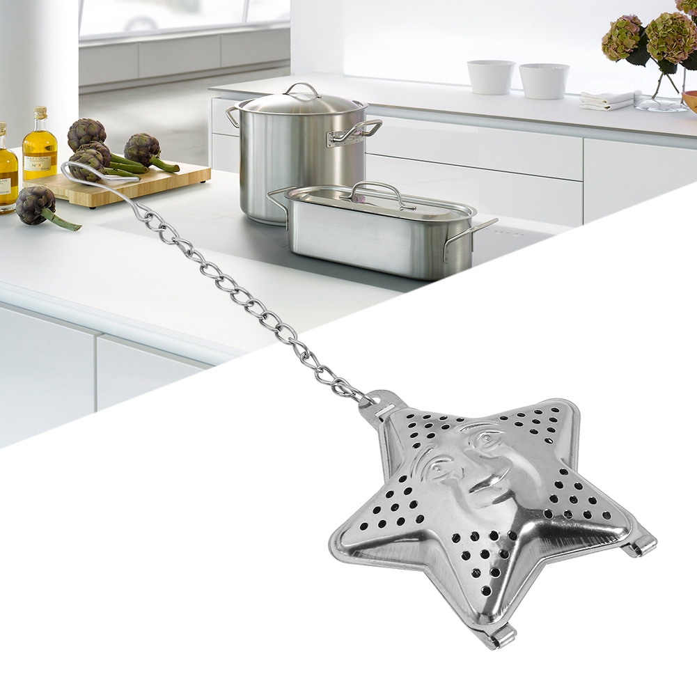 Dụng cụ lọc trà Bộ khuếch tán trà rời Dụng cụ pha trà dễ thương bằng thép không gỉ 2 X 2 cho nhà bếp Tea House Dụng cụ lọc trà khuếch tán trà