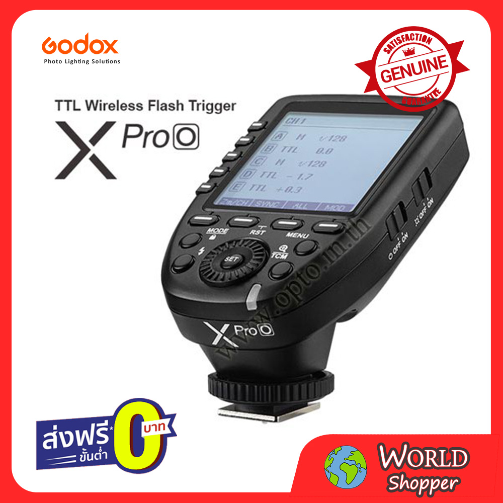 แฟลชกล้อง Godox XPro-O Flash Trigger With Professional Functions Support TTL Autoflash For Olympus Panasonic Cameras