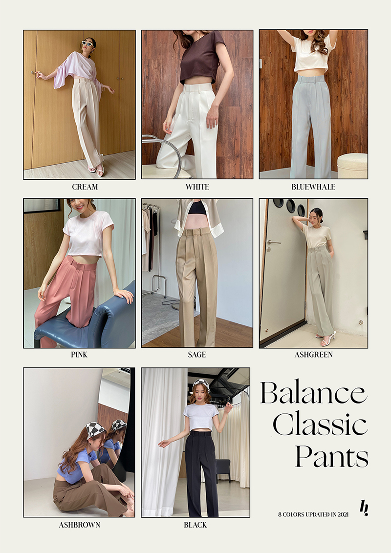 Hounddown - Balance Classic Pants 8 สี