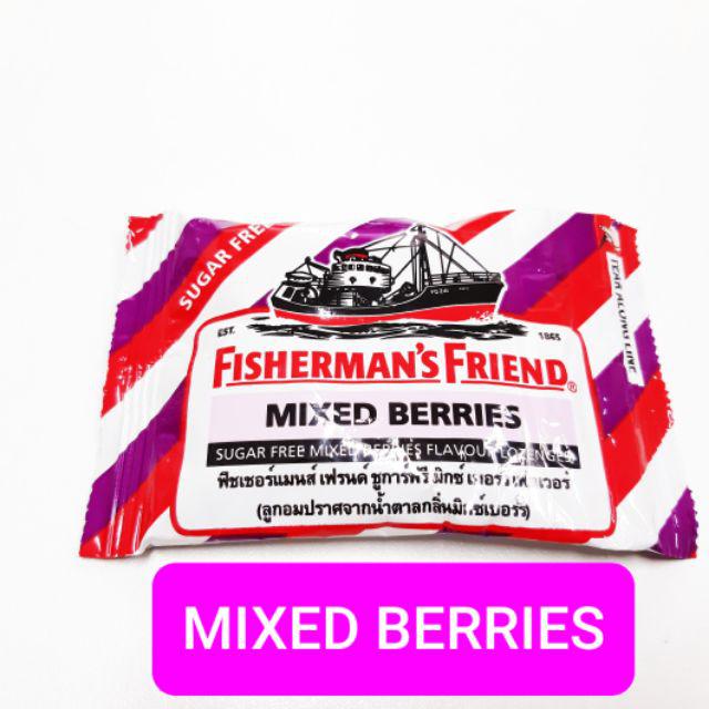 Fisherman's Friend ฟิชเชอร์แมนส์ เฟรนด์ ชูกาฟรี มีหลากหลายรสให้เลือก ลูกอมปราศจากน้ำตาล สินค้าพร้อมส่ง