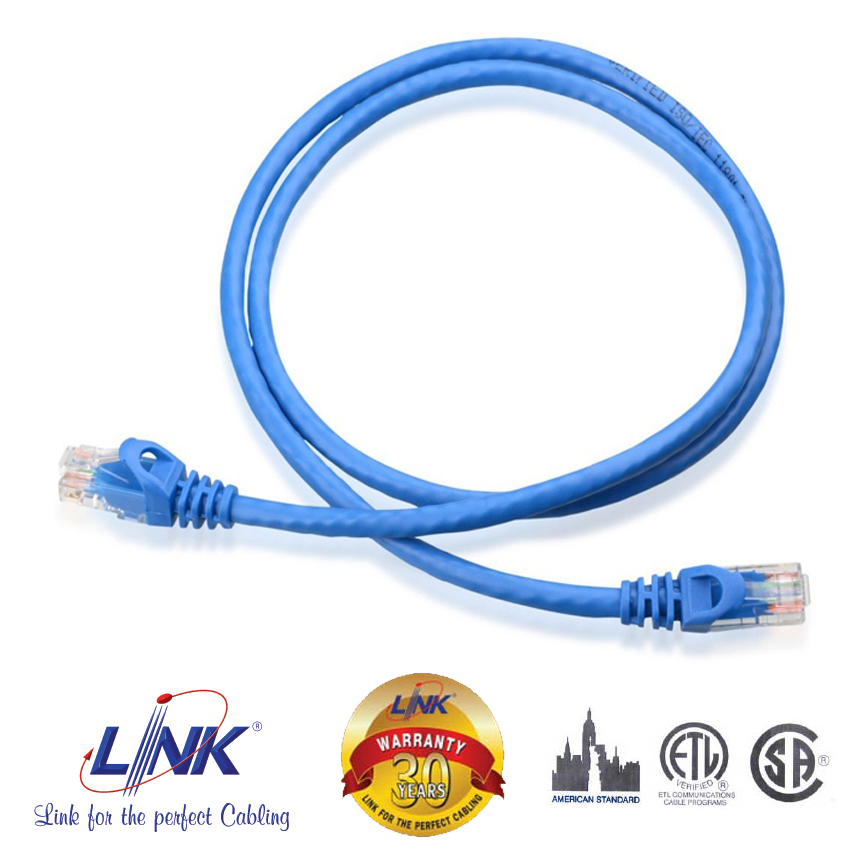 สาย Lan Link Cat6 Utp Cable 1M-20M มาตราฐานอเมริกา สี 1 เม - Puket Stores