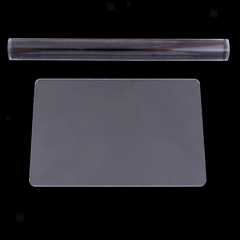 2 Pcs Solid Acrylic Roller Rolling Pin Sculpey Polymer Clay Art Craft Accessories
