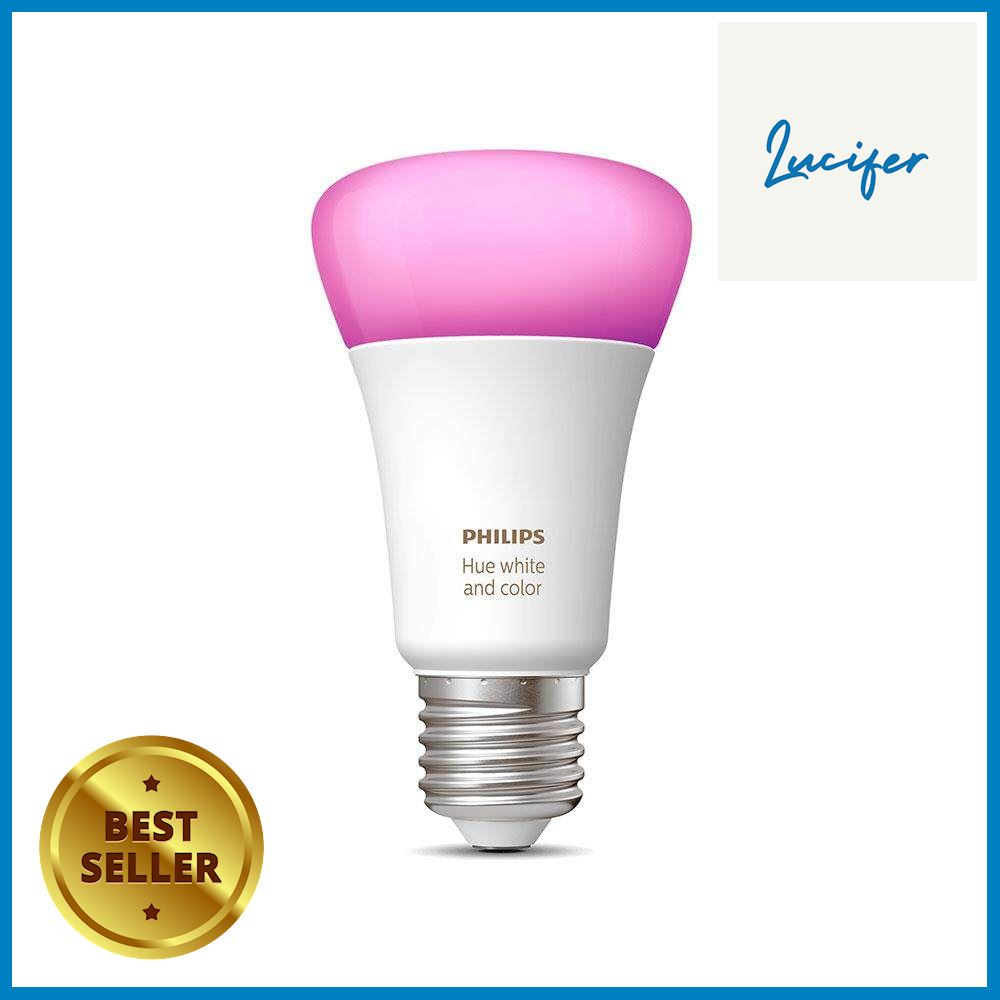 หลอด LED PHILIPS HUE BULB A60 7.5 วัตต์ RGB E27LED LAMP PHILIPS HUE