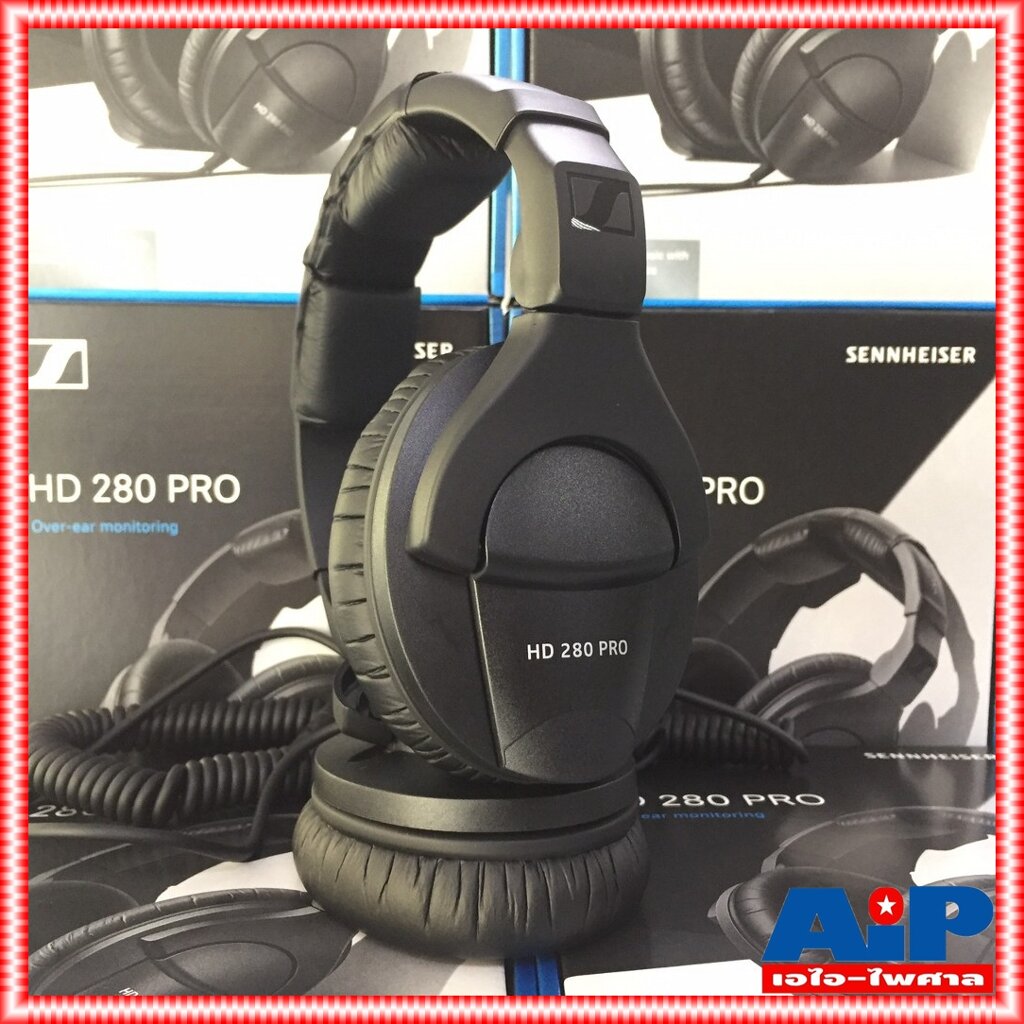 Sennheiser HD-280PRO หูฟัง หูฟังมอนิเตอร์ ตอบสนองย่านความถี่ 8Hz-25kHz ให้รายละเอียดครบ เบสที่ลึกครบและนุ่ม HD 280 PRO HD280 PRO HD280PRO เอไอ-ไพศาล