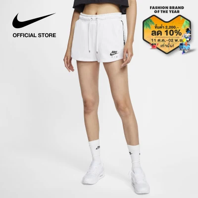 Nike Women's Sportswear Shorts - White ไนกี้ กางเกงขาสั้นผู้หญิง - สีขาว