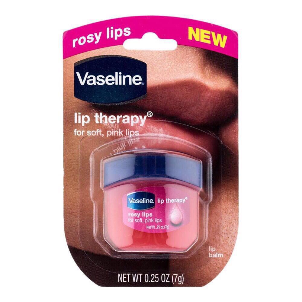 Vaseline Lip Therapy Rosy Lips Lip Balm 7 g.พร้อมส่ง
