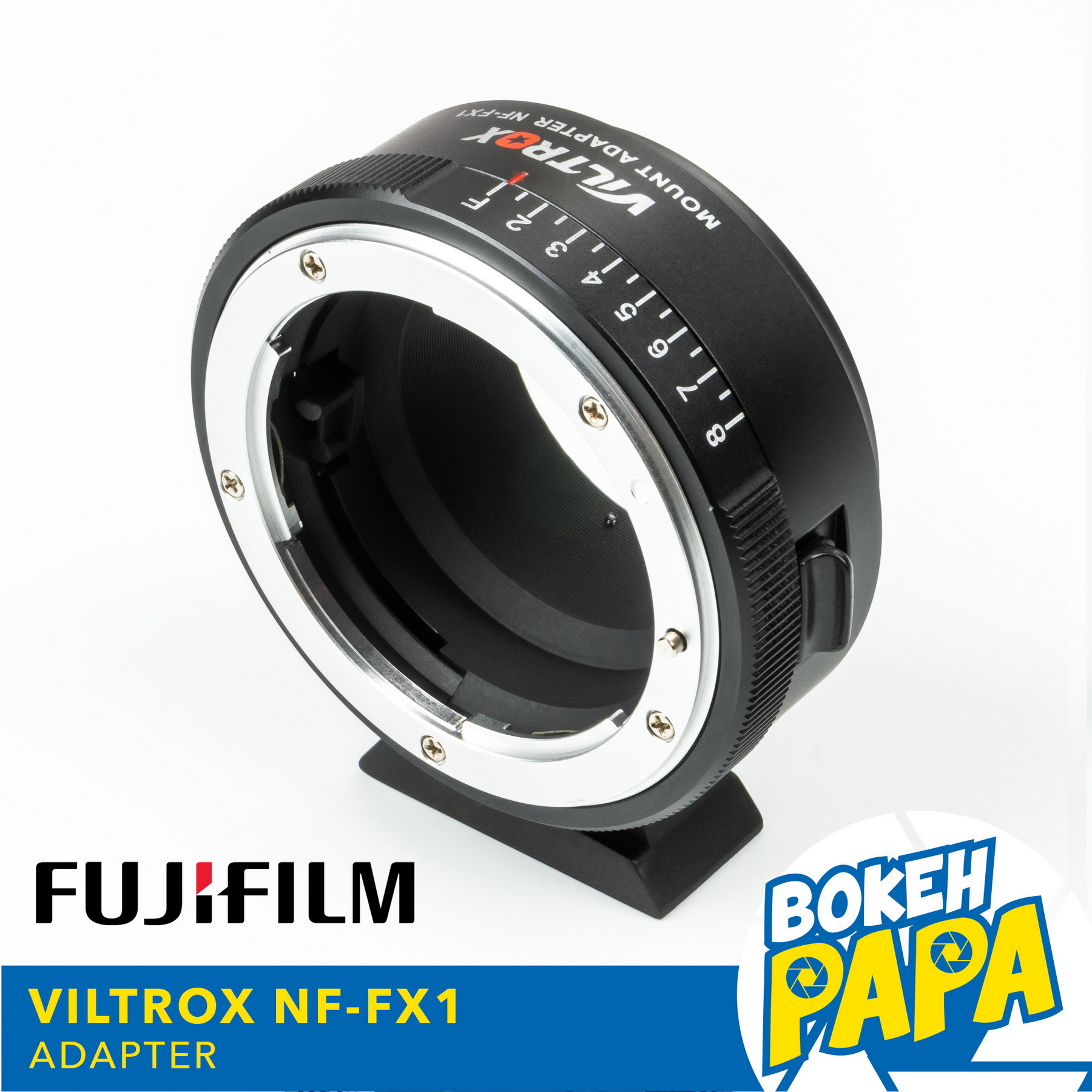 VILTROX NF-FX เมาท์แปลงอแดปเตอร์ สำหรับนำเลนส์ Nikon เมาท์ ( G / F / AI / S / D ) เพื่อใส่กับกล้อง Fuji Mirrorless ได้ทุกรุ่น / Lens mount adapter Nikon Mount ( G / F / AI / S / D ) For Fuji เมาท์แปลง อแดปเตอร์ ( NF-FX / NIK-FX / NIK-X )