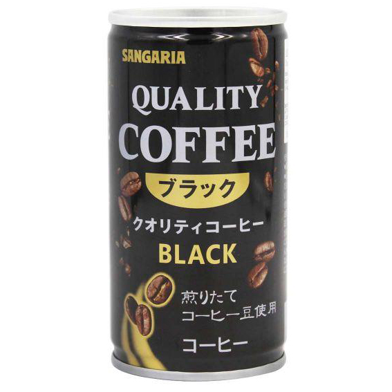 SANGARIA COFFEE กาแฟซานกาเรีย สำเร็จรูปพร้อมดื่ม รสกาแฟดำ หอมเมล็ดกาแฟคั่วสด นำเข้าจากญี่ปุ่น [BLACK]