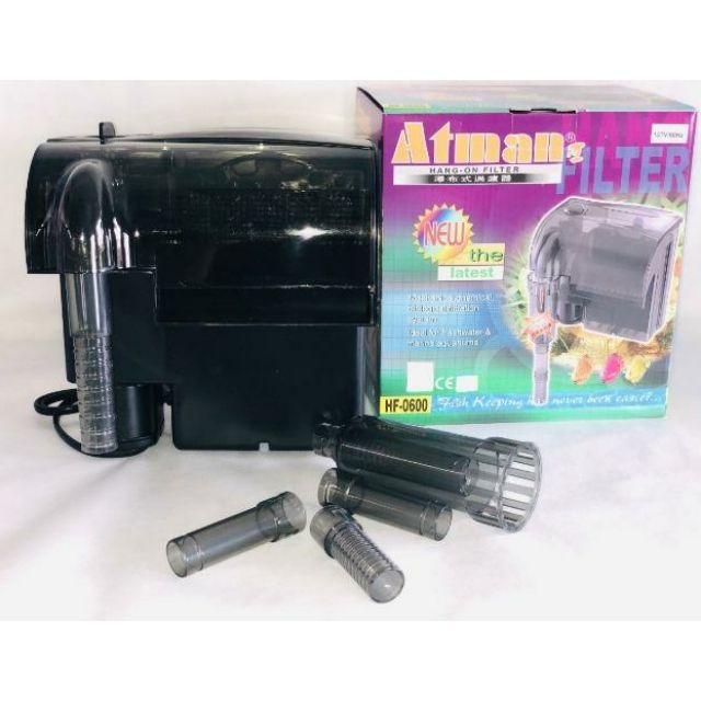 !!ถูกที่สุด!! กรองแขวน ATMAN HF-0600 มีถ่านคาร์บอน+ใยกรอง ครบชุด JR3 ...