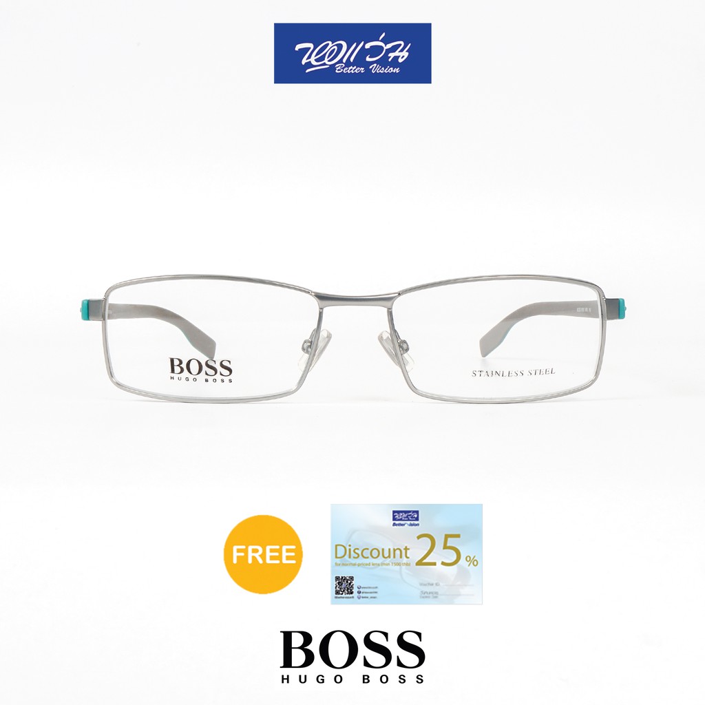 HUGO BOSS CLEARANCE กรอบแว่นตา FHB6560J 1A53 (แถมคูปองตัดเลนส์ + จัดส่ง