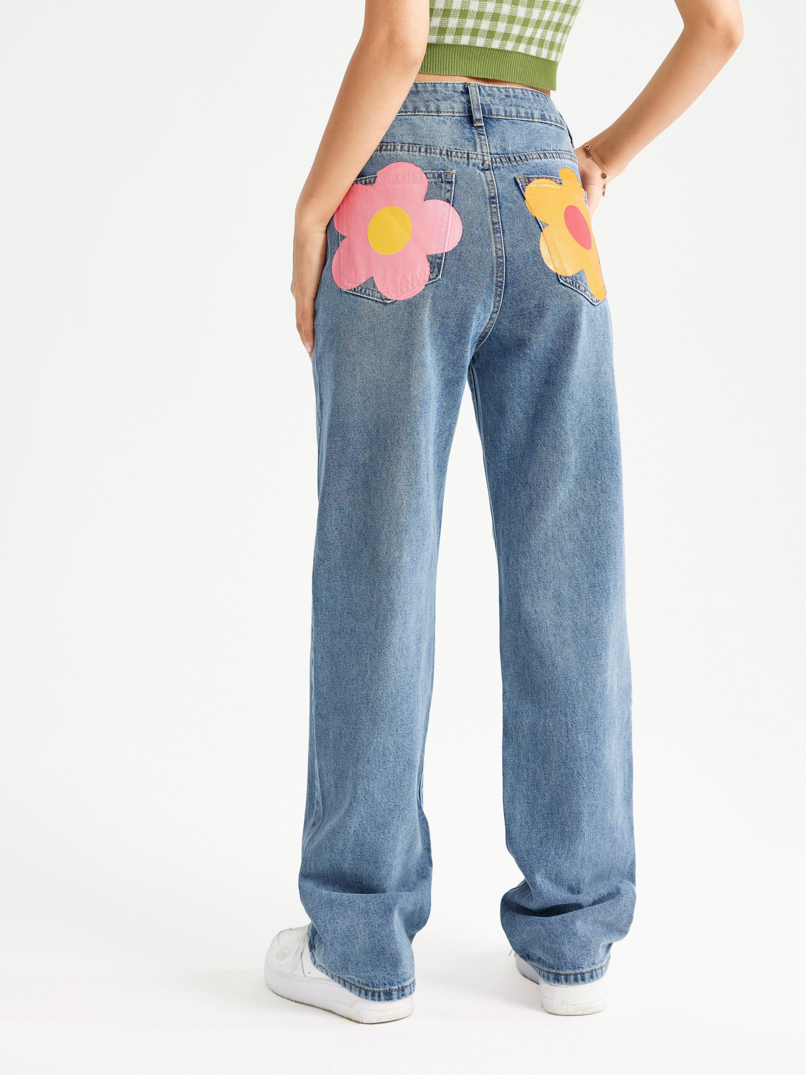 Cider Floralprint Pocket Denim Jeans Cider ThaiPick