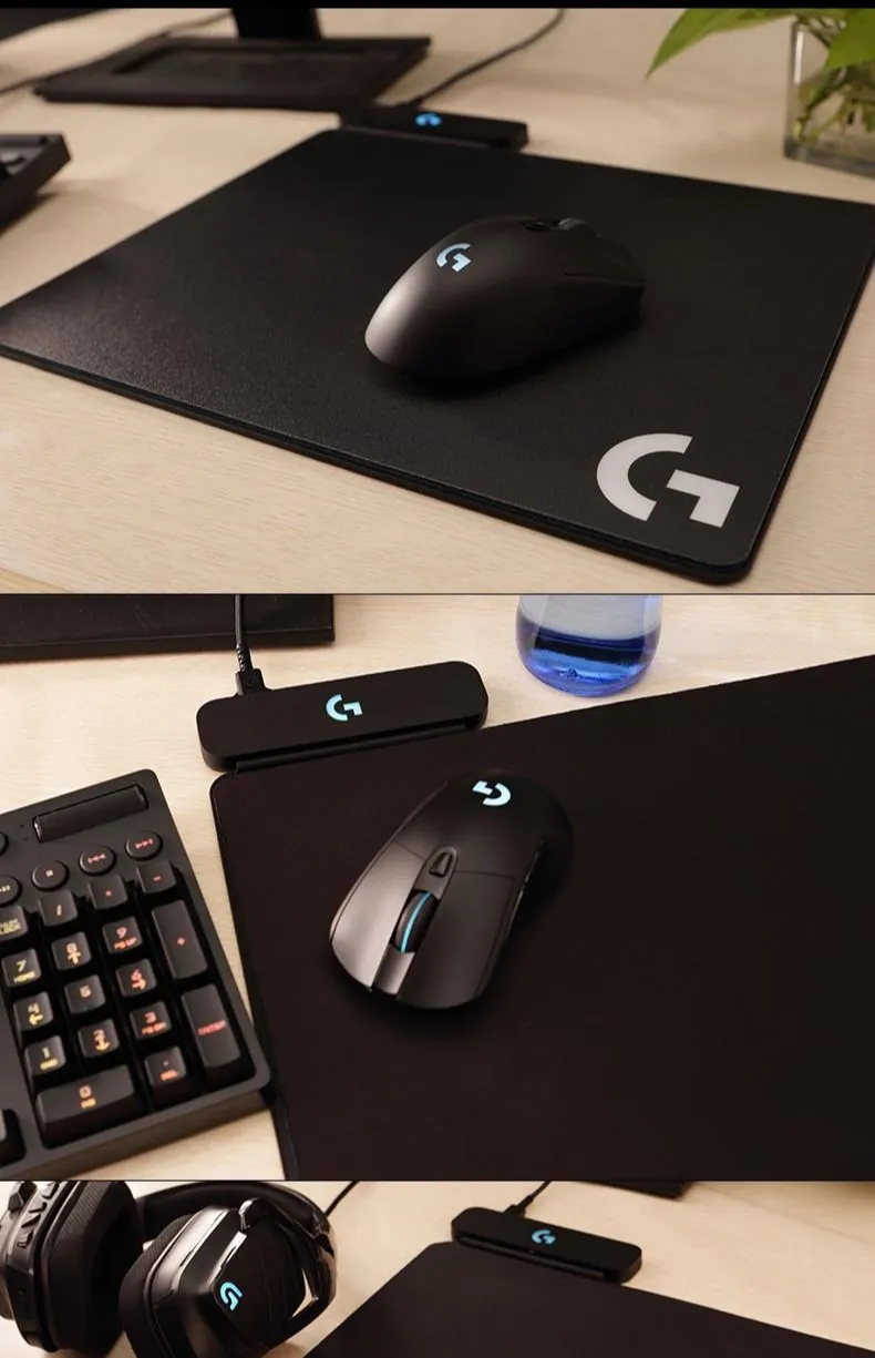 Logitech Game Mouse Pad POWERPLAY Wireless Charging Mouse Pad Black