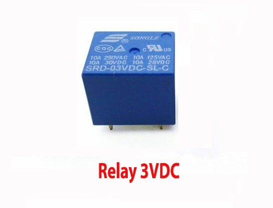 10 Pcs SRD-05VDC-SL-C 5V DC Power Relay — 5-Pin SPDT PCB Type, Pack Of 10 For Electronics & DIY Projects