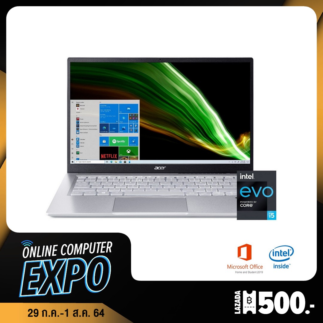 Acer Swift  Intel EVO i5-1135G7/8GB/512GB SSD/14