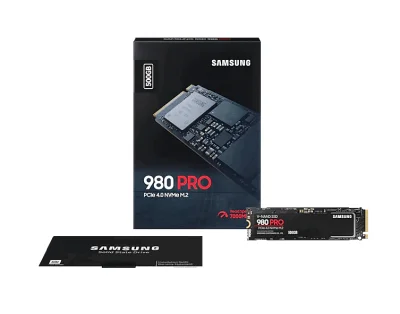 SAMSUNG SSD 980 PRO 500GB M.2 NVME/PCIE R6900MB/S R5000MB/S (Warranty 5Y)
