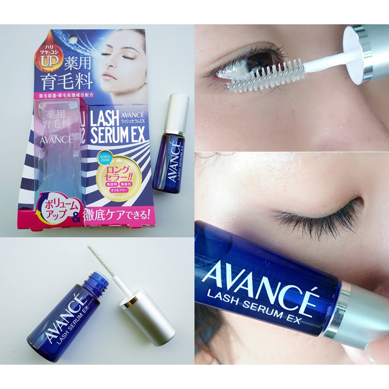 💯จากผู้นำเข้า Avance Lash Serum EX 7ml. เซรั่มบำรุงขนตา ขนตายาวขึ้น หนาขึ้น แข็งแรงขึ้น ใช้ระหว่างต่อขนตาได้ มี อย ปลอดภัย