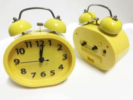 TWIN BELL ALARM CLOCK นาฬิกาปลุก ทรงคลาสิค(วงรี)