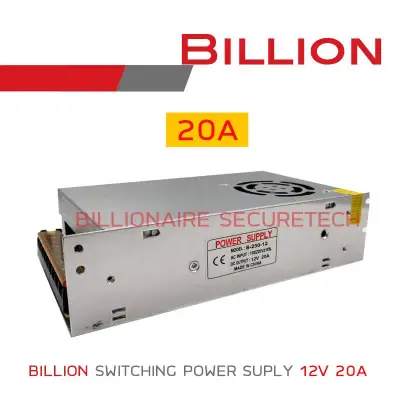 Switching Power Supply 12V 20A BY BILLIONAIRE SECURETECH