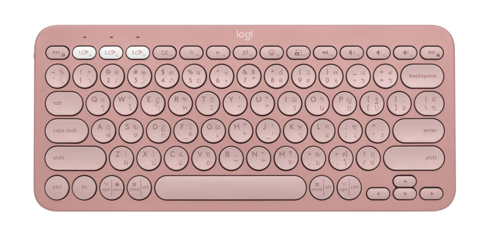 Ip7 Key LOGITECH PEBBLE KEYS 2 K380S TONAL ROSE THAI APANZ-122 (IP7-001192 ...
