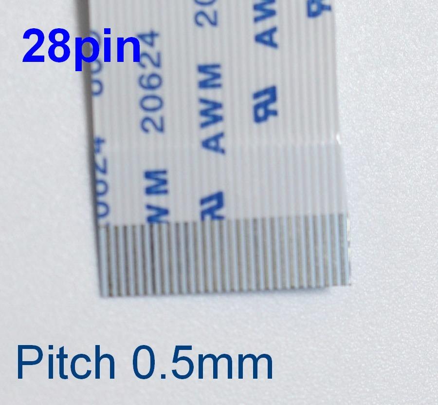 thumbnail image 2 of 0.5-24P-500-A Flat Flexible Ribbon Cable – 24Pin, 0.5mm Pitch, 500mm Length 2 of 5