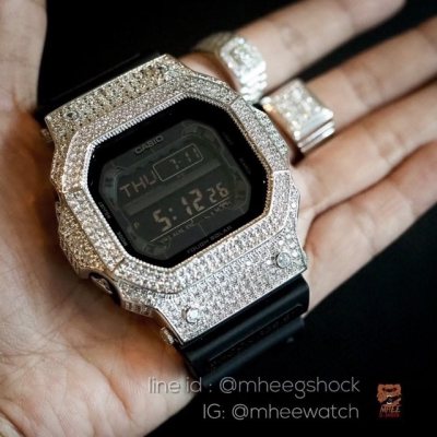 นาฬิกาG-Shock Bling Bling GX-56BB เปลี่ยนกรอบเพชรฝัง นาฬิกาของแท้100% รับประกัน1ปี นาฬิกาG-Shock Bling Bling GX-56BB เปลี่ยนกรอบเพชรฝัง นาฬิกาของแท้100% รับประกัน1ปี