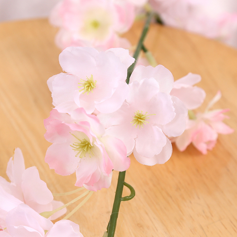 1.8M Artificial Cherry Blossom Flowers Wedding Garland Ivy Decoration