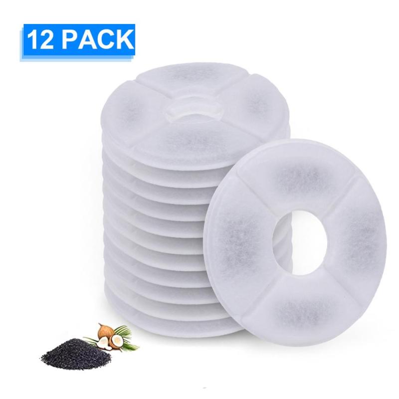 Bộ lọc đài phun nước cho mèo Bộ lọc thay thế Bình đựng nước cho đài phun nước cho mèo 12 cái