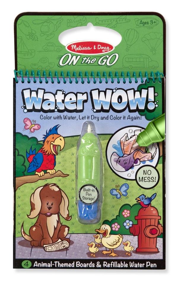 Melissa and Doug Water Wow Reusable Animal ระบายสีด้วยน้ำ (สัตว์)