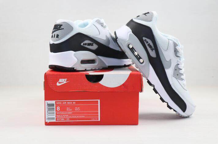 NikeˉAirˉMax 90 ˉSPORT SHOESˉRUNNING SHOESˉSNEAKERSˉ(White/Blue) รองเท้าที่สวมใส่ทน
