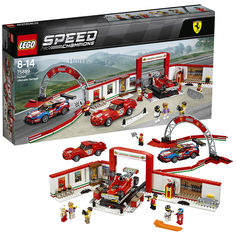 75889 Lego 75889 Super Racing Ferrari Experience Center Sports Car Assembling ...