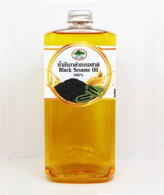 Sesame oil black cool pure 100% Cold Pressed Black Sesame Oil extraction **** volume 1000ml *** age 07/66