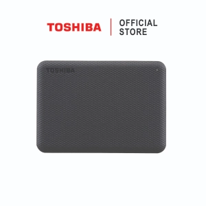 สินค้า Toshiba External HDD (1TB) USB 3.2  Speed, รุ่น (Canvio Advance V10)  Sec Auto-backup 2.5\" สีดำ ฮาร์ดดิสพกพา  Portable Hard drive ฟรี!! กระเป๋ากันกระแทก (TSB-HDTCA10AK3AA)