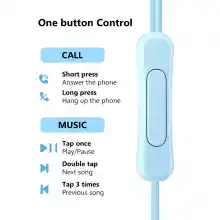 ภาพขนาดย่อของภาพหน้าปกสินค้าIn-Ear หูฟังอินเอียร์ แบบมีสาย กีฬาหูฟังแบบมีสาย Super Bass 3.5 มม. สำหรับเล่นกีฬา ควบคุมสายสนทนา ไมโครโฟนชัด สำหรับ iPhone H SAMSUNG OPPO VIVO Xiaomi Realme จากร้าน XXXXX-DIGTAL บน Lazada