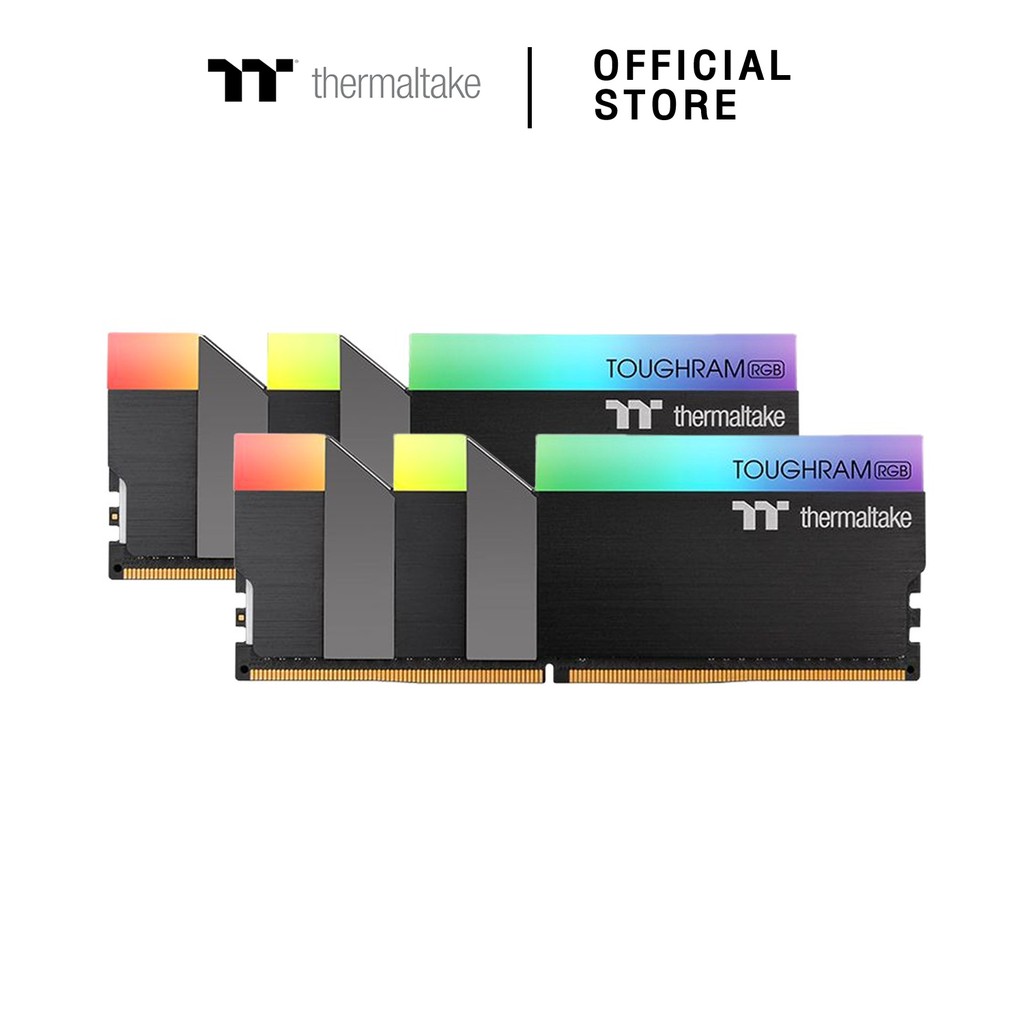 Thermaltake 16GB 3200MHz DDR4 TOUGHRAM RGB Memory 8GB x 2 (R009D408GX2-3200C16A) ราคา 5,554 บาท*ส่งฟรี