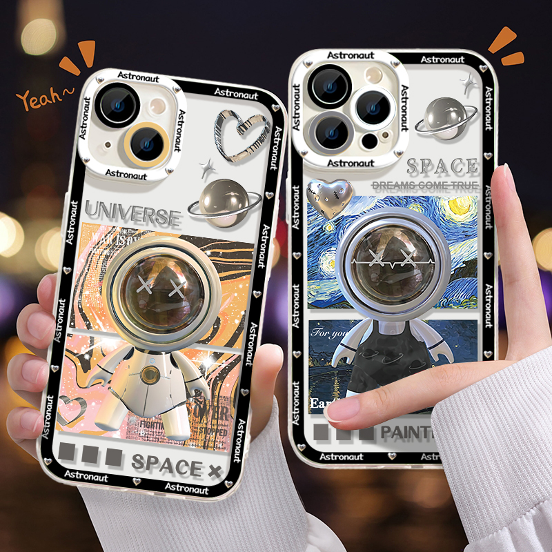For IPhone 13 Pro Max IPhone Case TPU Soft Case Clear Case Shockproof Original Cartoon Compatible with For 13 12 Pro Max
