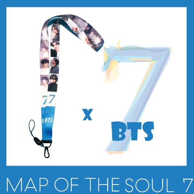 💙BTS map of the soul 7 สายคล้องคอ สายคล้องบัตร สายคล้องมือถือ cell phone lanyard
