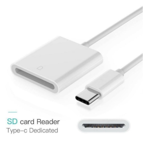 Type-C to SD Card Reader สายพ่วงโอนถ่ายข้อมูลรูปภาพ for Macbook Smartphone