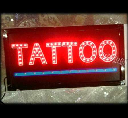 ป้ายไฟสำเร็จรูป TATTOO รุ่นSP019 LED SIGN ประดับตกแต่ง