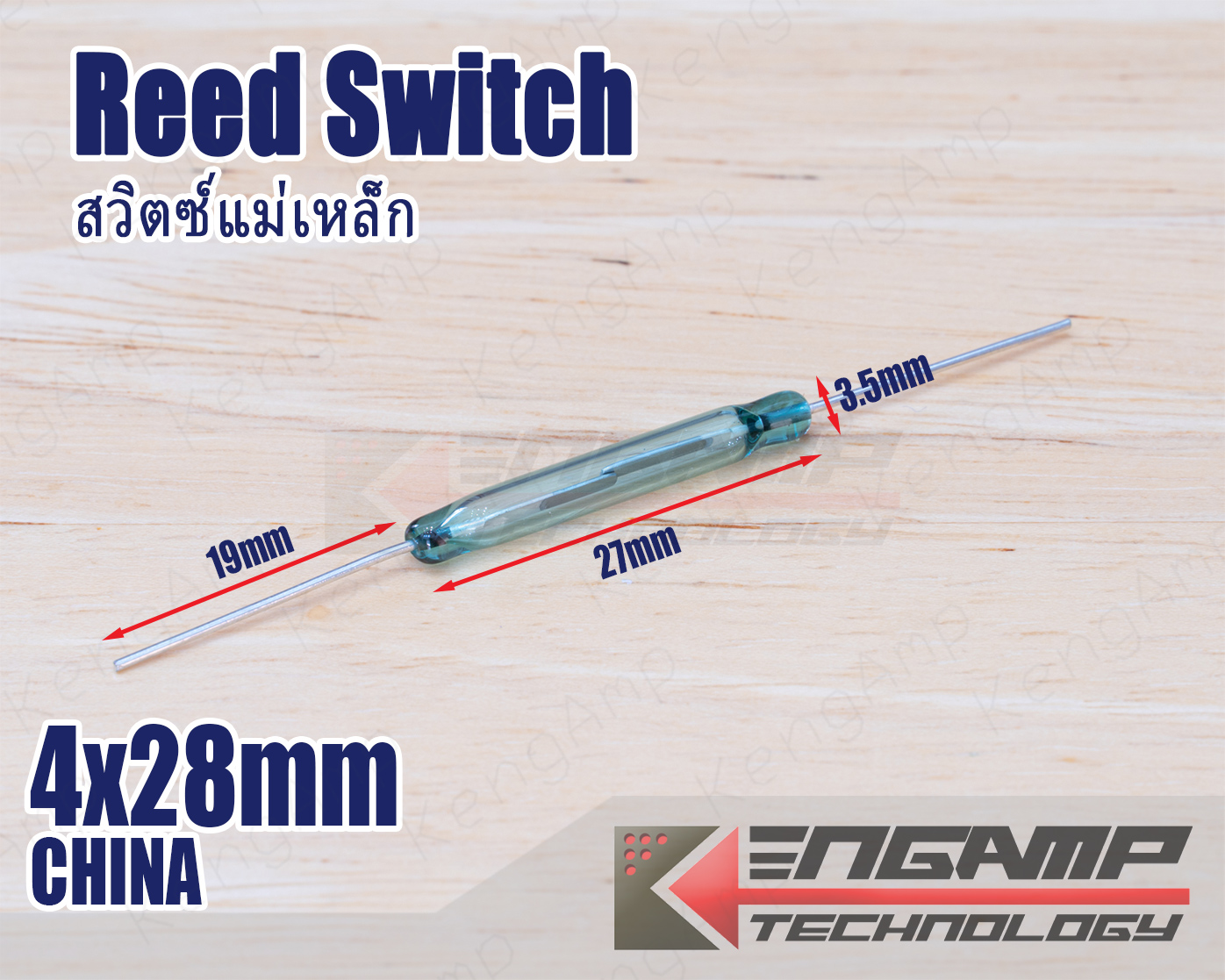(1ตัว)[SW] Reed Switch MKA10110 MKA14103 MKA20101 4x28mm GPS-14A GPS ...