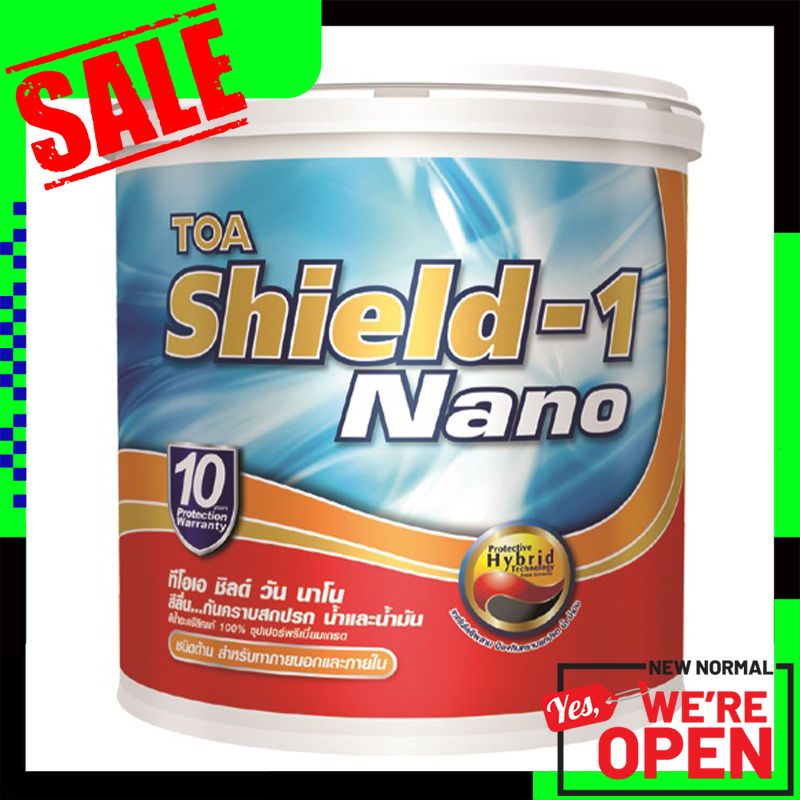 ⚡ลดกระหน่ำ⚡ สีน้ำด้าน ภายนอก TOA รุ่น SHIELD-1 NANO ขนาด 1 แกลอน สี ...