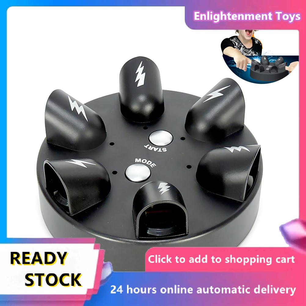 Electric Lucky Finger Roulette Game Machine Finger Lie Detector Bar Party Drinking Game Prank